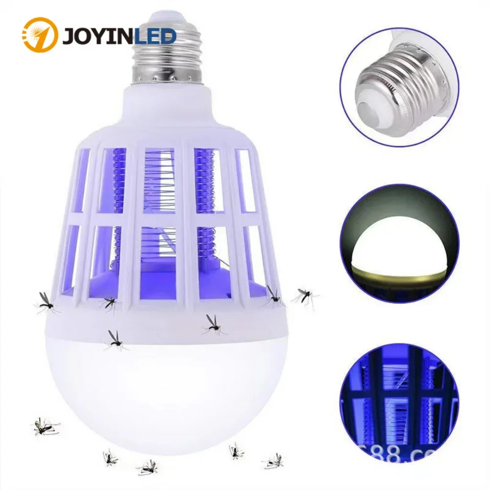 Lampadina Led Mosquito Killer New Electric Shock Illuminazione Domestica Sleeping Night Light Indoor Outdoor Insect Mosquito Trap Lamps