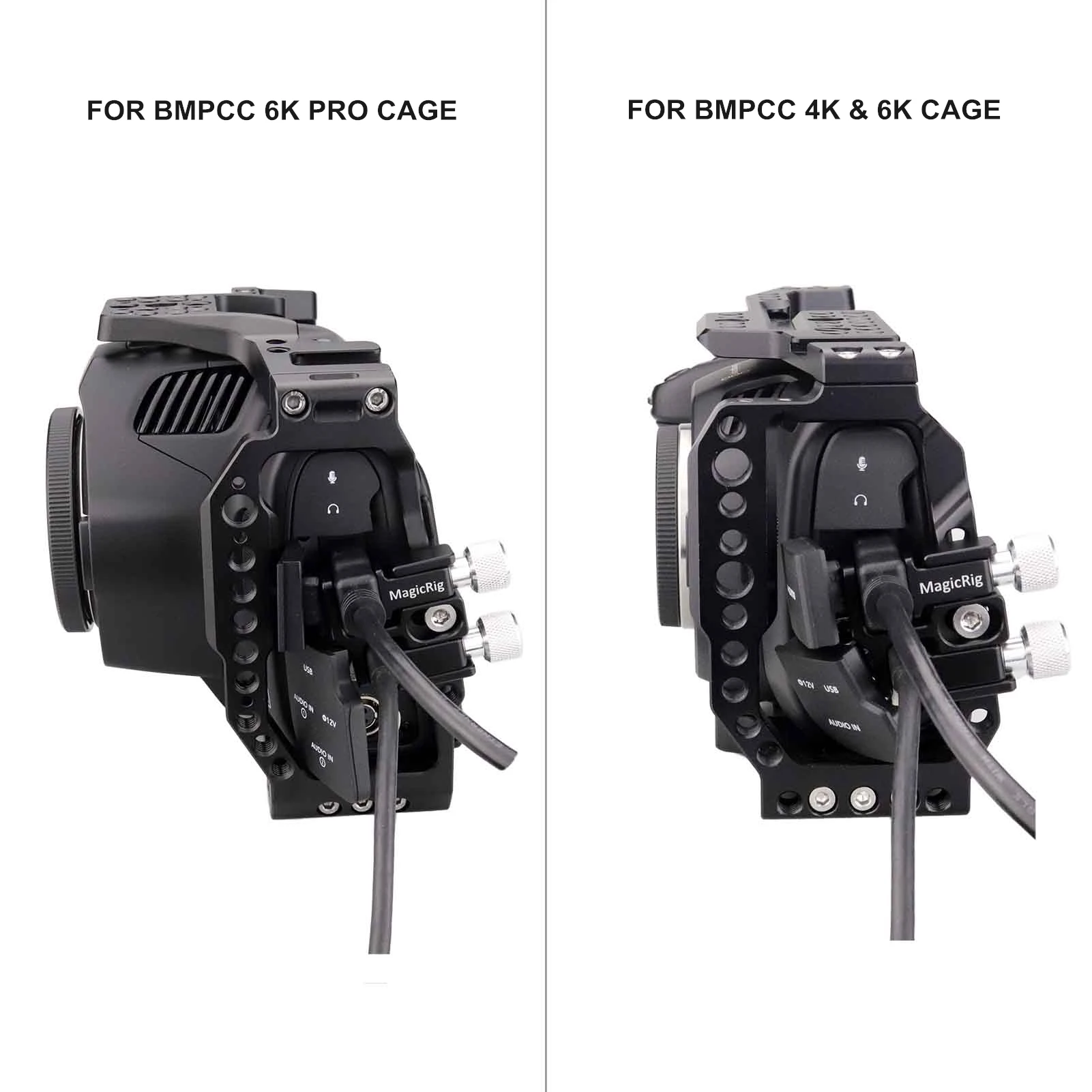 Magicrig Hdmi & Usb-c Braçadeira de Cabo para Bmpcc 4k Bmpcc 6k Bmpcc 6k Pro Gaiola - Image 3