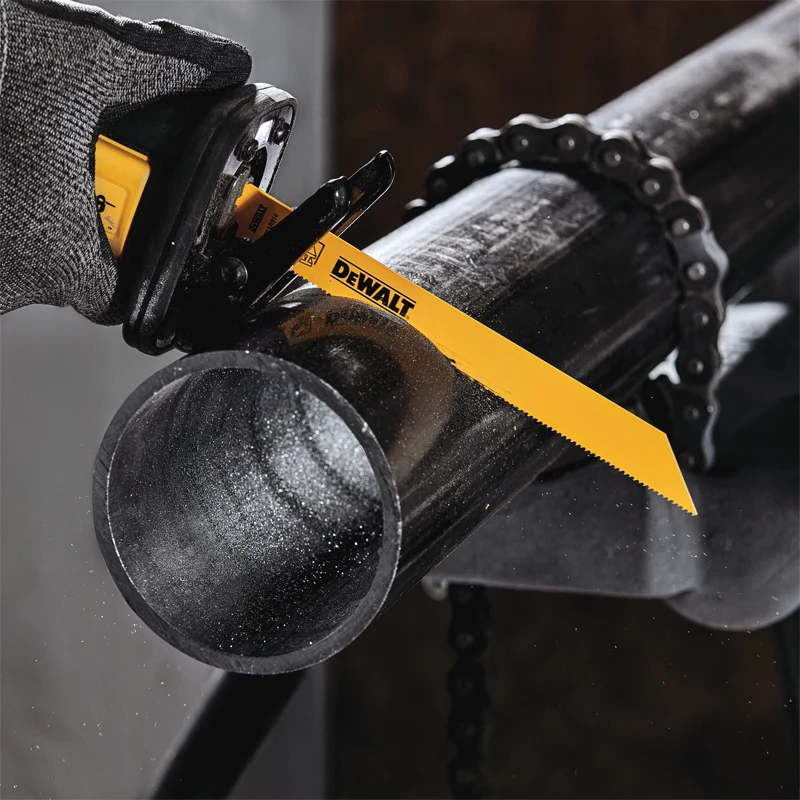 DEWALT DW4809 Reciprocating Saw Blade Durability In Set Saw Blades Thick Metal Cast Iron Alloy Wood Power Tool Accessories