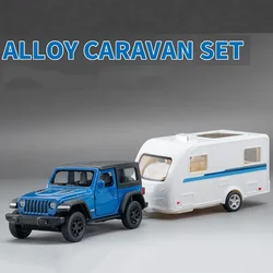 Diecast Alloy Toy Cars with Opening Doors and Rubber Tires - Perfect Gift (Jeep Wrangler Blue)