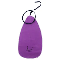 Woodwind Instrument Cleaning Cloth - Premium Wiping Cloth for Inside Tubes, 6 Colors Available (Purple)