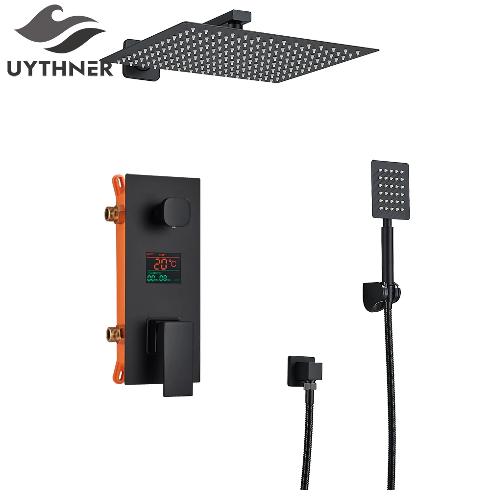 Promotion Shower Faucet Floor Mounted Bathtub Faucet Wall Bath Shower Set Ship From Brazil / EU /CA/MX Warehouse 4