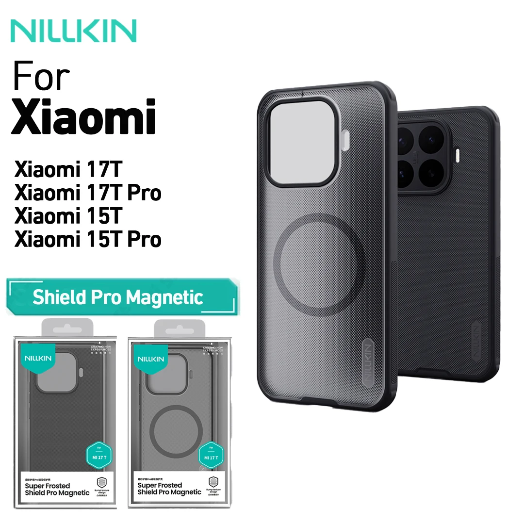 Nillkin Super Frosted Shield Pro Magnetic Case, Hard PC+Soft TPU, Raised Edges, Durable