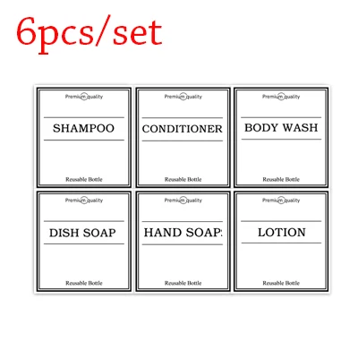 6pcs label