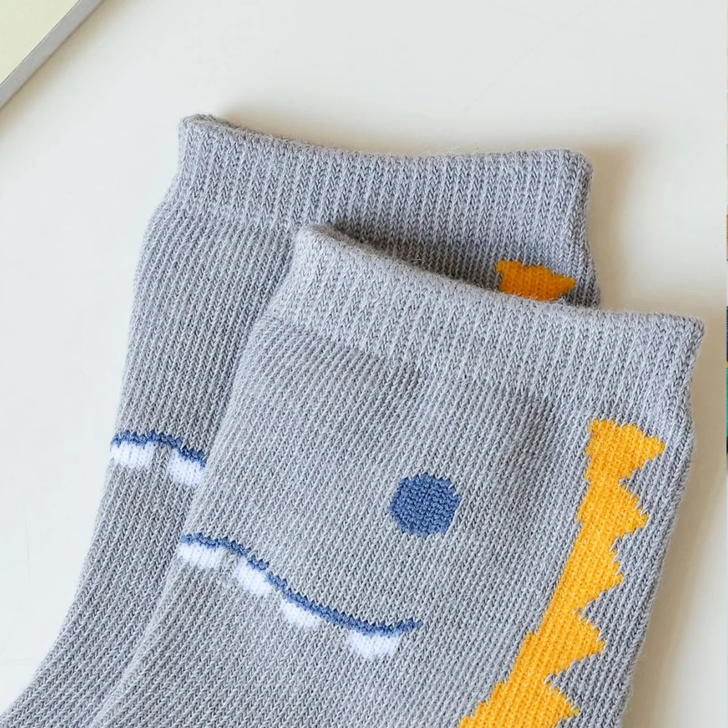 5 Pairs Boy Socks 1-12Y Kids Spring Summer Fall Cute Comfortable Mid Length 4