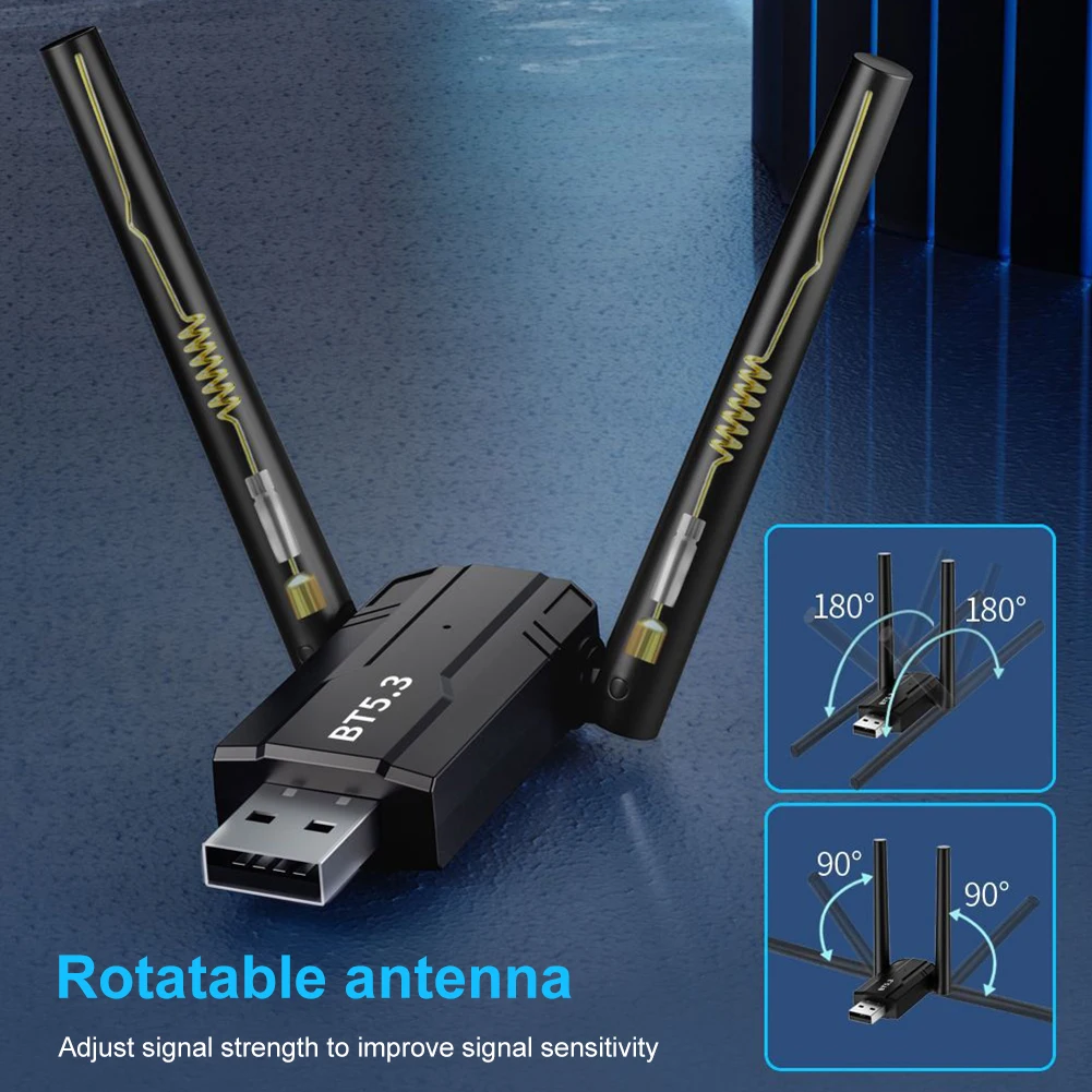 150M USB Bluetooth 5.3 Adapter 20m Bluetooth Dongle for PC Speaker Wireless Mouse Keyboard Music Audio Receiver Transmitter bluetooth adapter,bluetooth audio receiver,bluetooth transceiver adapter,audio adapter,bluetooth aux adaptor,wireless usb adapter