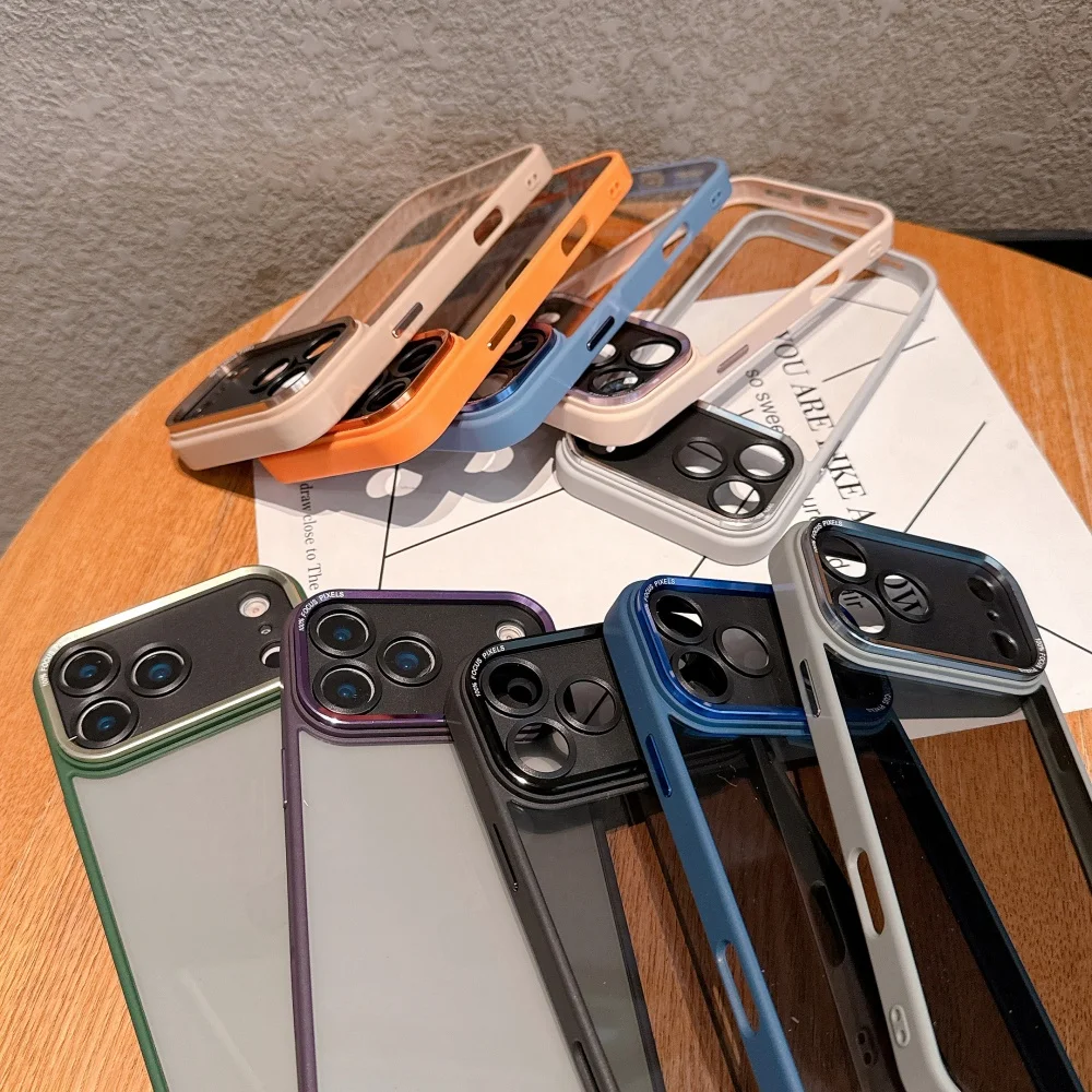 Premium Crystal Clear Shockproof Acrylic Case with Lens Protection