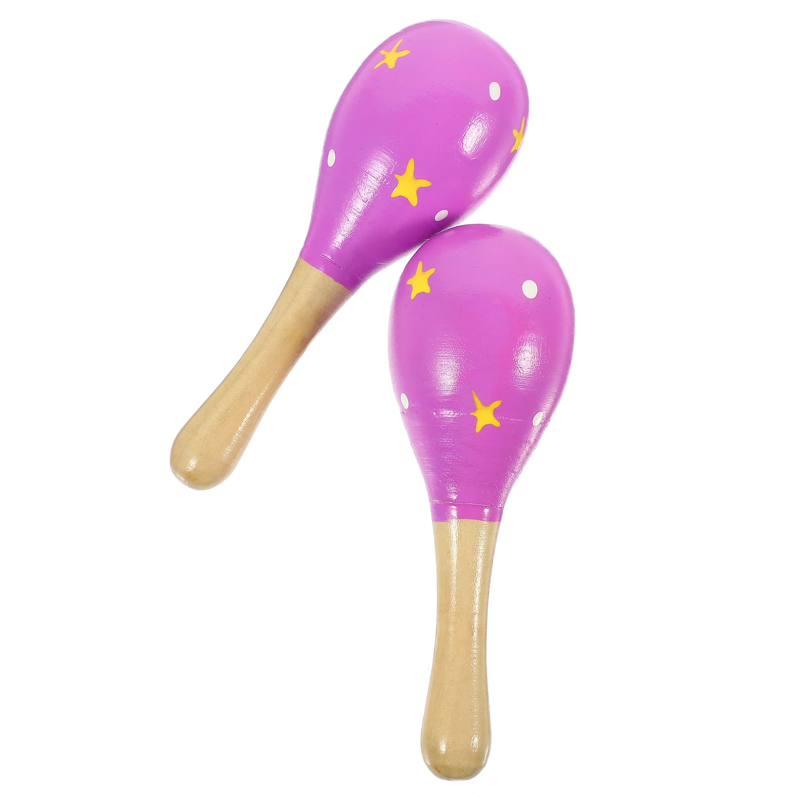 

Wooden Maraca Maracas Musical Instrument Playset for Kids Children’s Toys Educational Instruments