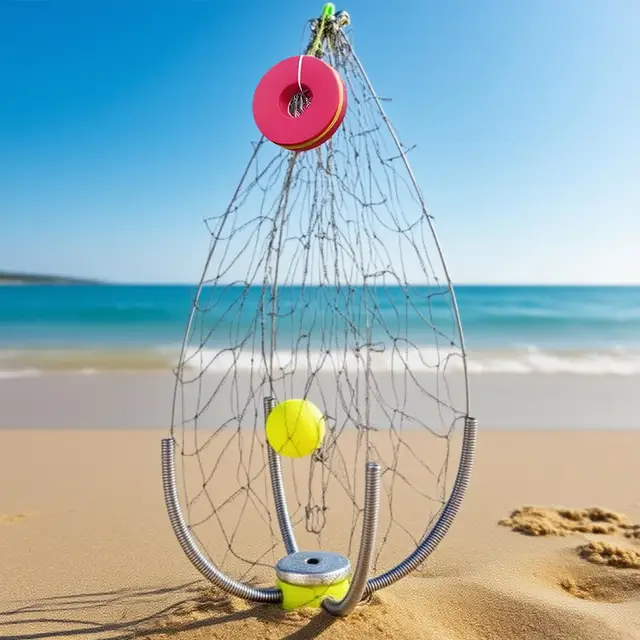 NEW Automatic Crab Trap Fishing Foldable Design Fishing Net Cage Wide Coverage Automatic Open Closing Supplementary Crab Cage 4