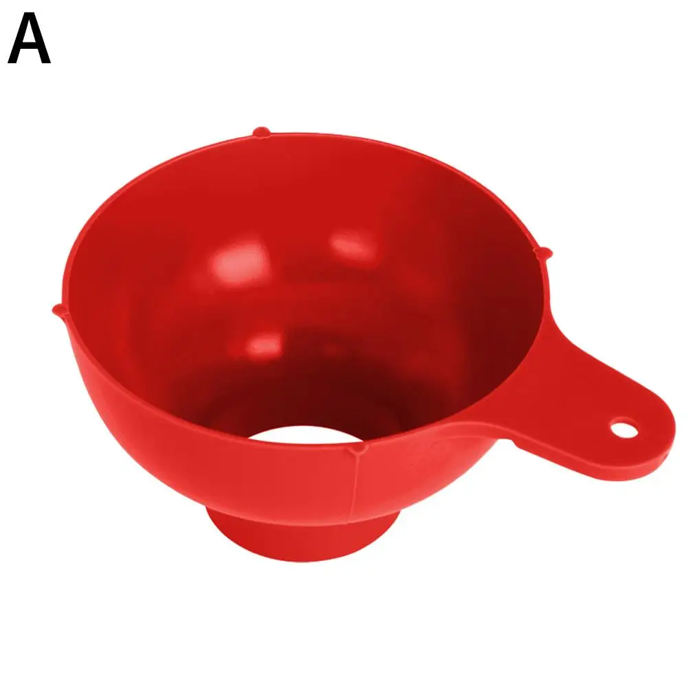 NUOVO Imbuto in scatola di plastica Imbuto a bocca larga Barattoli Imbuto pieghevole con imbuti di riempimento di liquidi a collo lungo Gadget da cucina per la casa