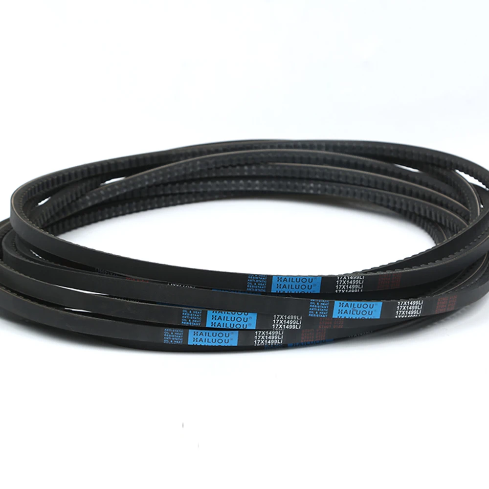 Raw Edge Cogged V Belt Type BX 17X Drive Rubber Toothed Conveyor Belts Transport Strap 600 660 725 800 930 990 1000 1118 1175mm rubber belt transmission drive belt