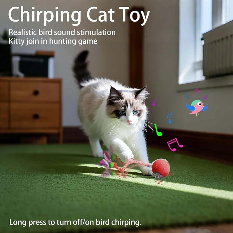 Tiny Fetch Ball Dog Electric Ball Tinyfetch Interactive Automatic Rolling Dog Cat Balls Emulate Birdsong Chewy Silicone Material Tiny Fetch Ball Dog Electric Ball Tinyfetch Interactive Automatic Rolling Dog Cat Balls Emulate Birdsong Chewy Silicone Material
