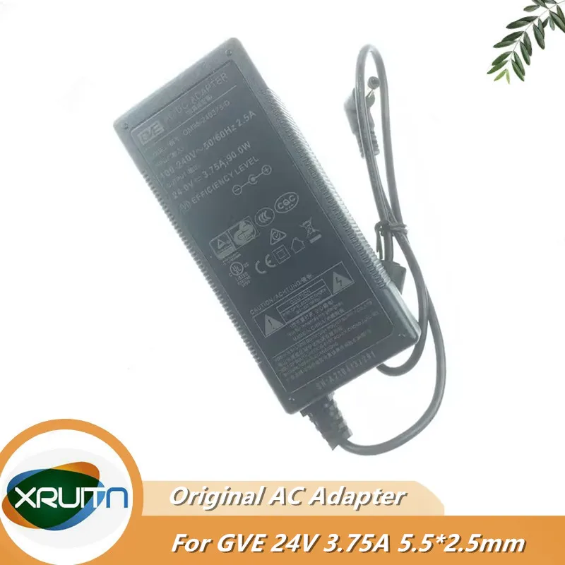 

Original GVE GM95-240375-D 90W 24V 3.75A AC Adapter Charger Power Supply 5.5*2.5mm