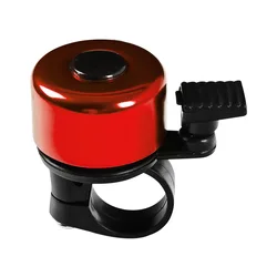 Durable Alloy Bicycle Bell for Enhanced Safety and Cycling Experience (Red)