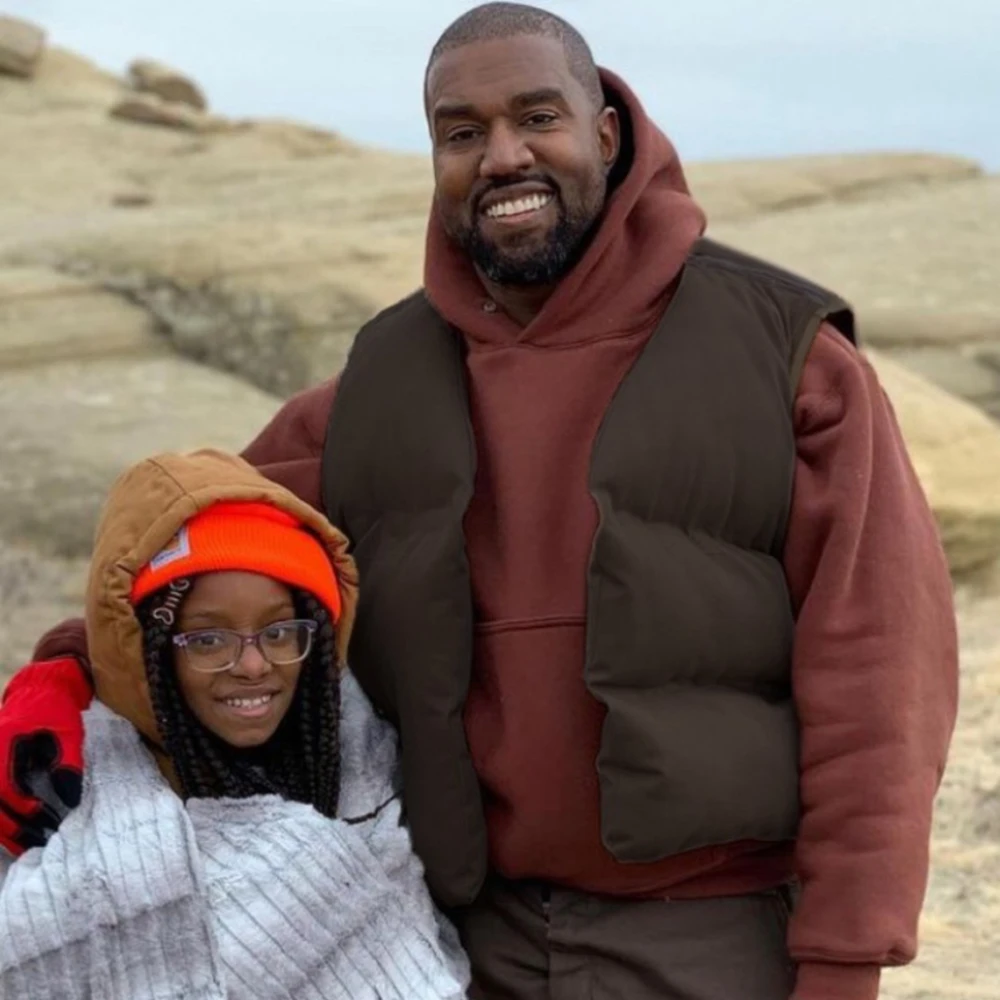 Kanye666 Y2K DONDA Kanye West Streetwear Fashion Casual Velvet Loose Oversized Cotton Clothing Tops Down Jacket Vest For Men