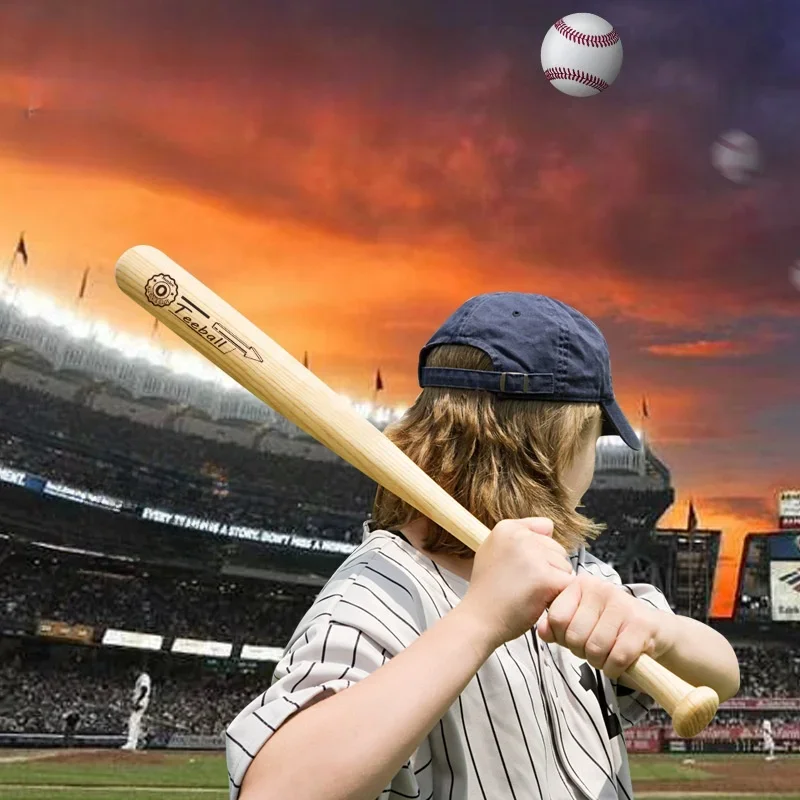 21 inch Solid Wood Baseball Bat Professional Hardwood Softball