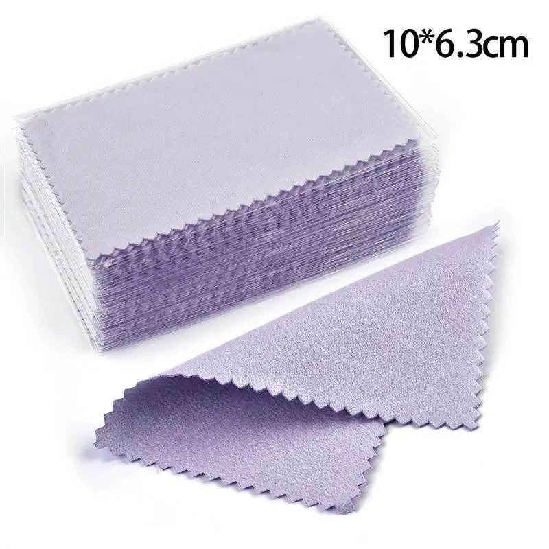 Silverware & Jewelry Polishing Cloth - Soft Cleaning Wipes, 50-Pack