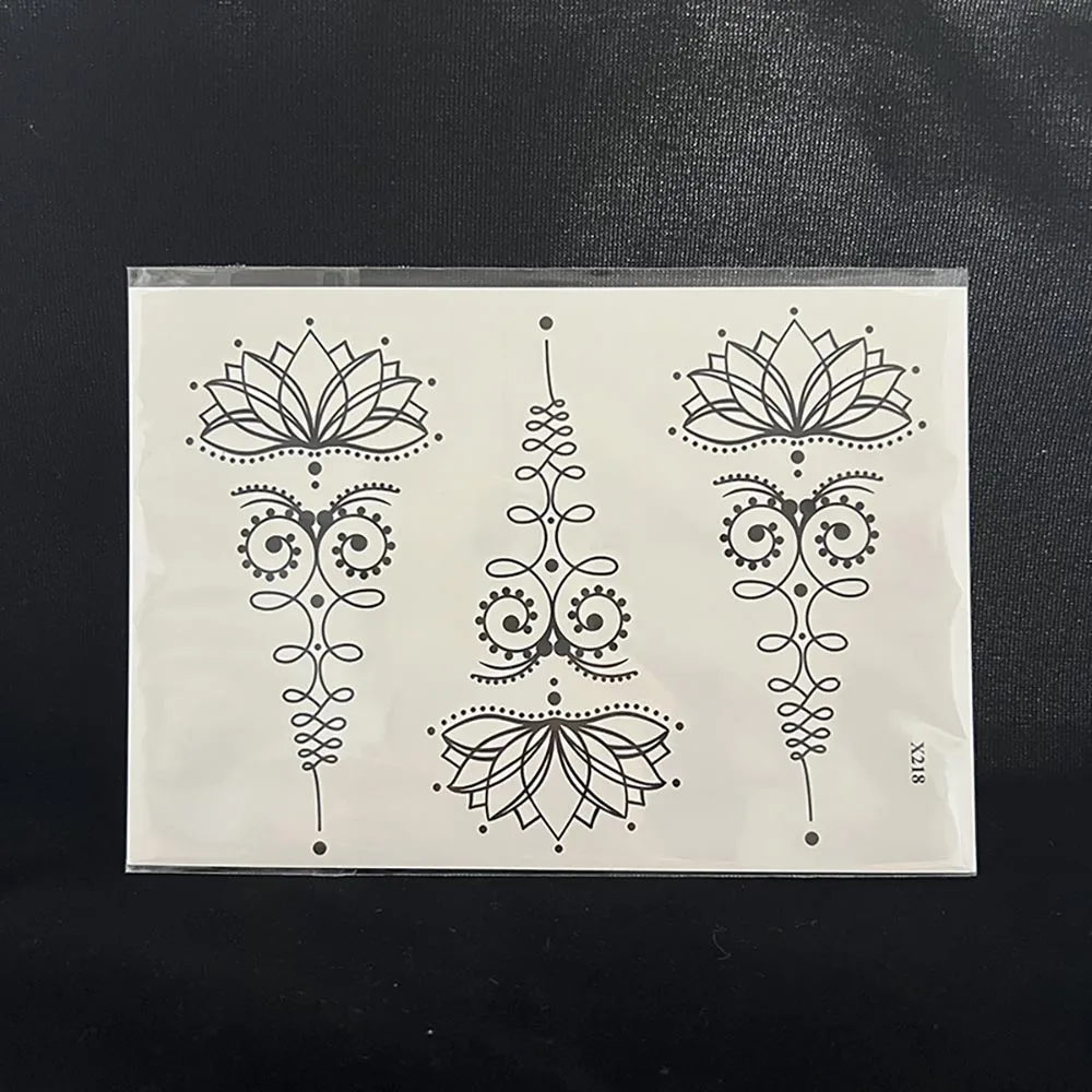 Fake Tattoo Water Transfer Temporary Sticker Tattoo Sticker Temporary Tattoos Women Beauty Body Art Chest Art