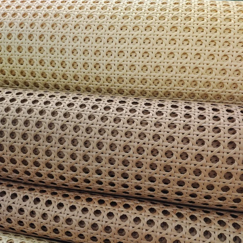 Plastic Artificial Weave Rattan Cane Webbing Sheet Material Chair Caning  Repair