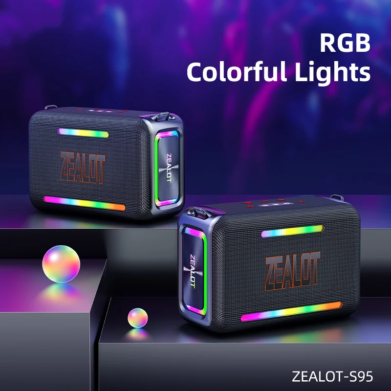 スピーカー・ウーファー ZEALOT Powerful Bass Party Speaker Portable