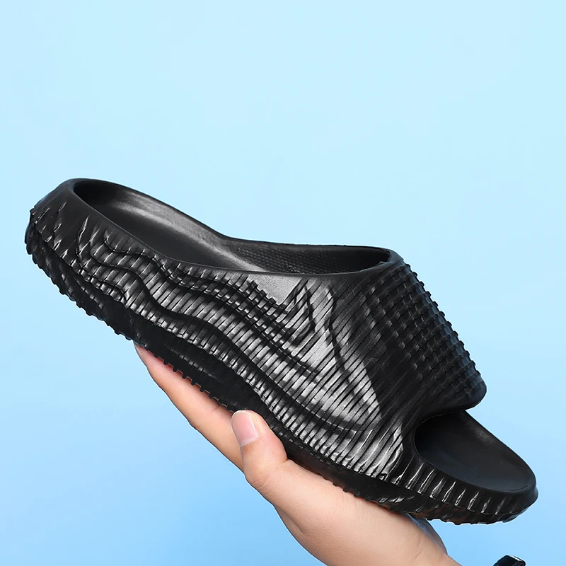

Fashion Men Slippers Indoor Outdoor Sandals Beach Design Soft Thick Sole Slides Casual Shoes Men Flip-flops Home Slippers Slides