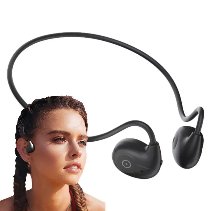

Neckband Earphones Sweat Resistant Wireless 5.3 Earphones 8 Hours Of Listening Time Touch Control Waterproof Earbuds For Running