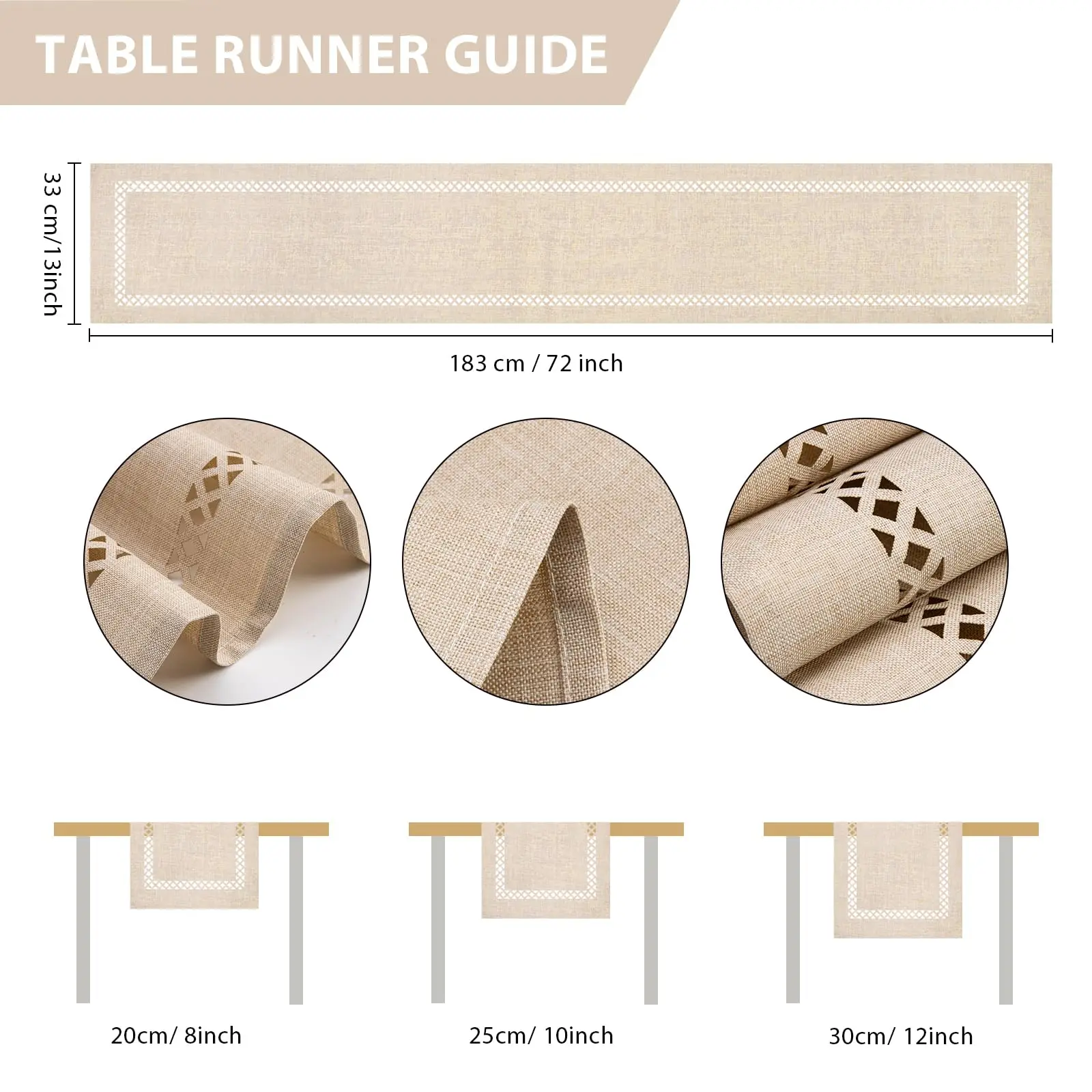 Modern Linen Table Runner 6