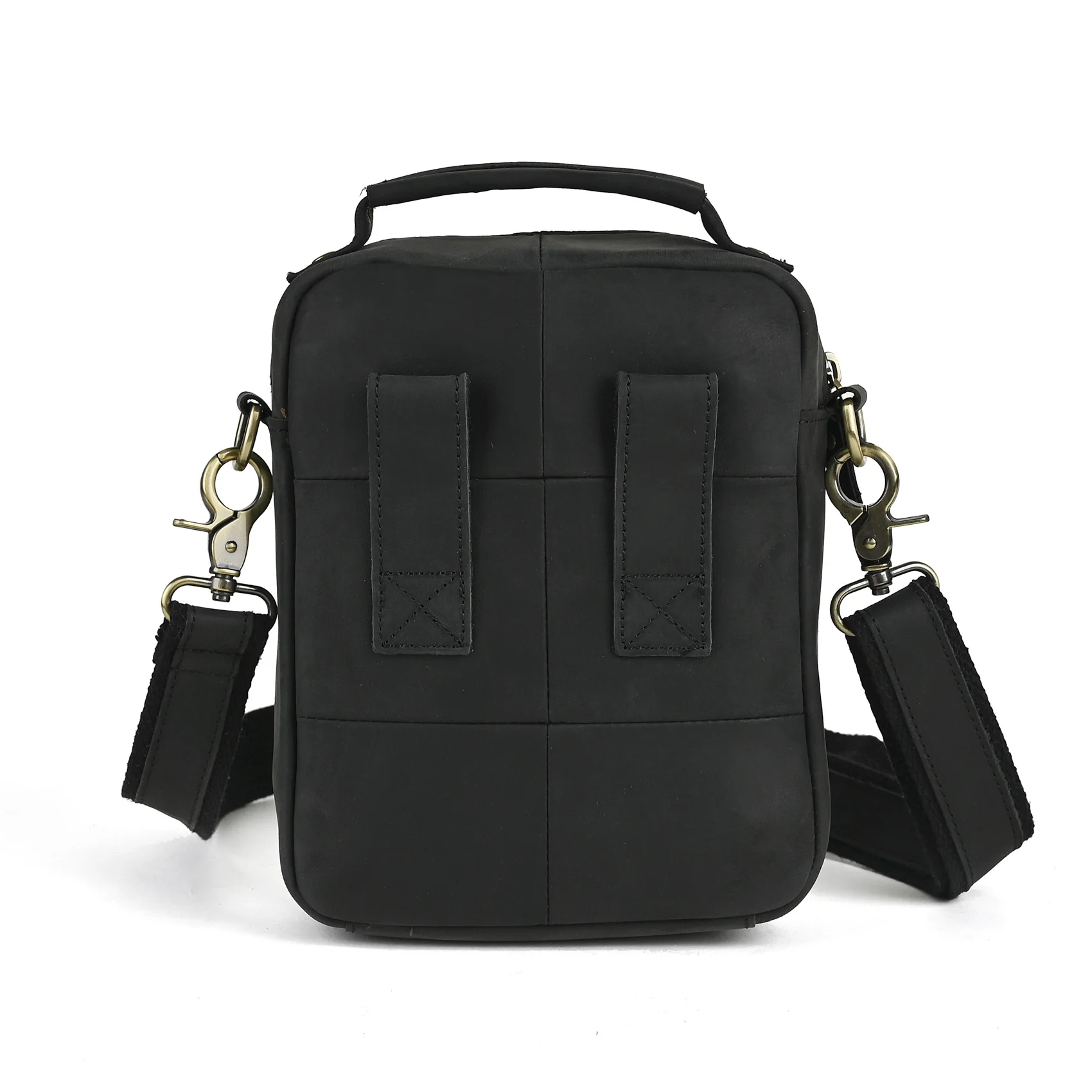 Waist Pack Mens Messenger Bag Leather Men Multifunction Casual Fashion Shoulder Messenger Crossbody Bag Tablet Bag Pouch 2074