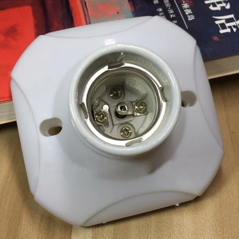 E27 Heat Light Bulb Lamp Holder lamp holder lamp bulb holder lamp base for Porcelain Straight Glazed Ceramic
