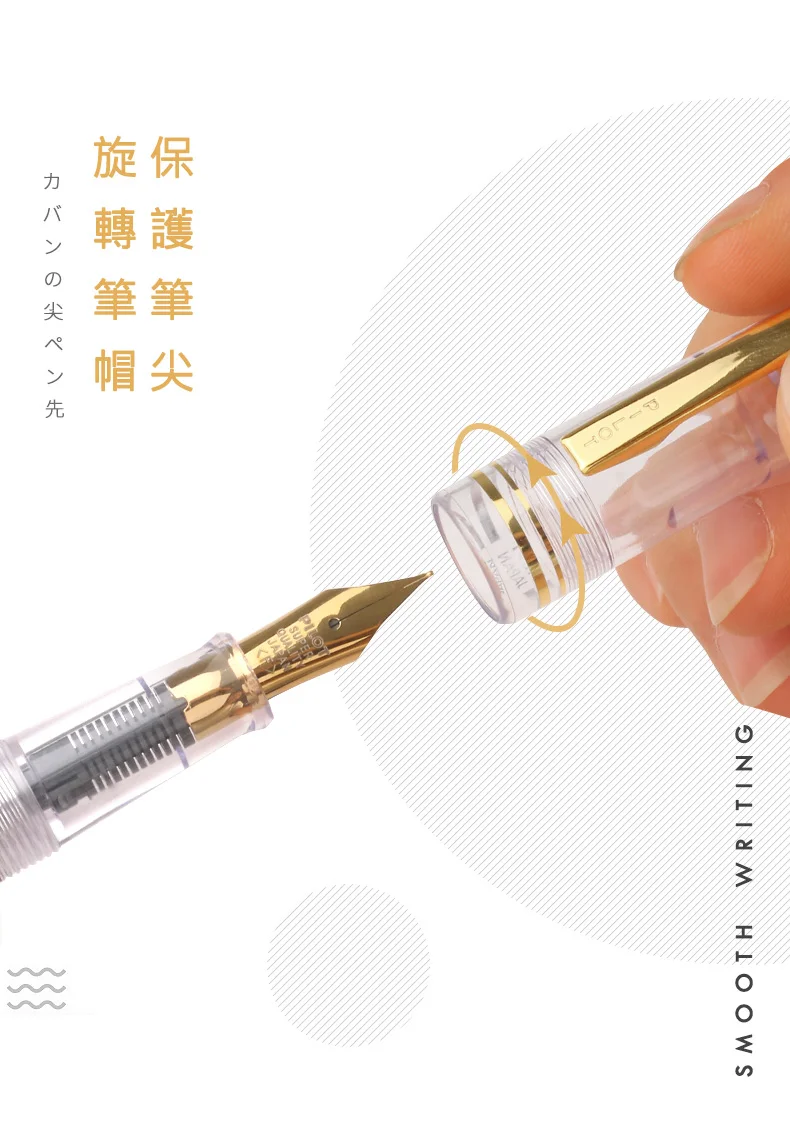 Pilot 78G+ 78G Original-Füllfederhalter, glatte Feder, leichtes Design, klassischer Stil, ideales Geschenk für Schüler, Stift mit mehreren Löchern. – Detail 9