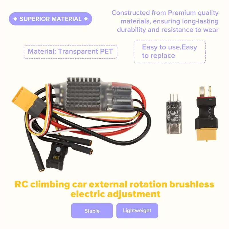ABKI-For RC AM32 브러시리스 모터 ESC 오픈 소스 외부 80A RC 크롤러용 Axial SCX10 Traxas TRX-4 TRX-6
