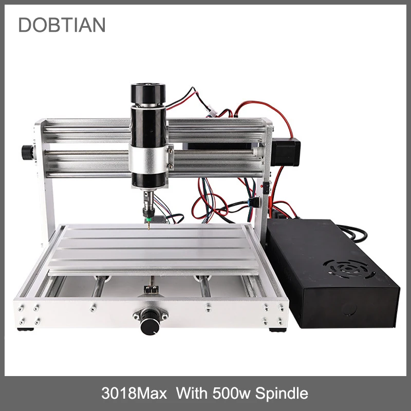 

Модернизированный станок с ЧПУ 3018 Max для гравировки металла GRBL управление с 500 Вт Шпиндельный двигатель лазерный гравер древесина нержавеющая сталь
