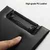 PU Leather Clipboard A4 Conference Folder Writing Pad High Quality Padfolio A5 Foldable Clipboard With Storage 5