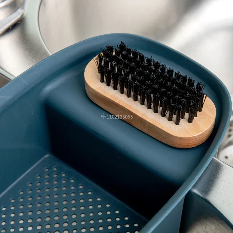 Sink Filter Food Vegetable Sink Stopper Drain Filter Colander Basket Anti-Blocking Household Gadgets Kitchen Sink Strainer