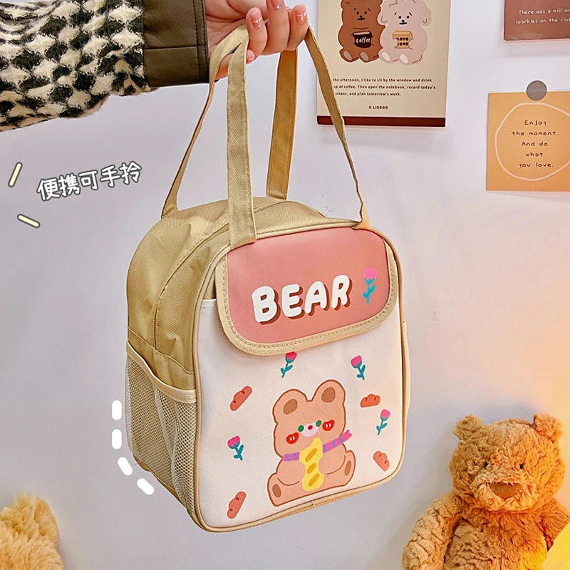 Cute Cartoon Lunch Bag for Kids Women Lunch Bags Caloric Insulated