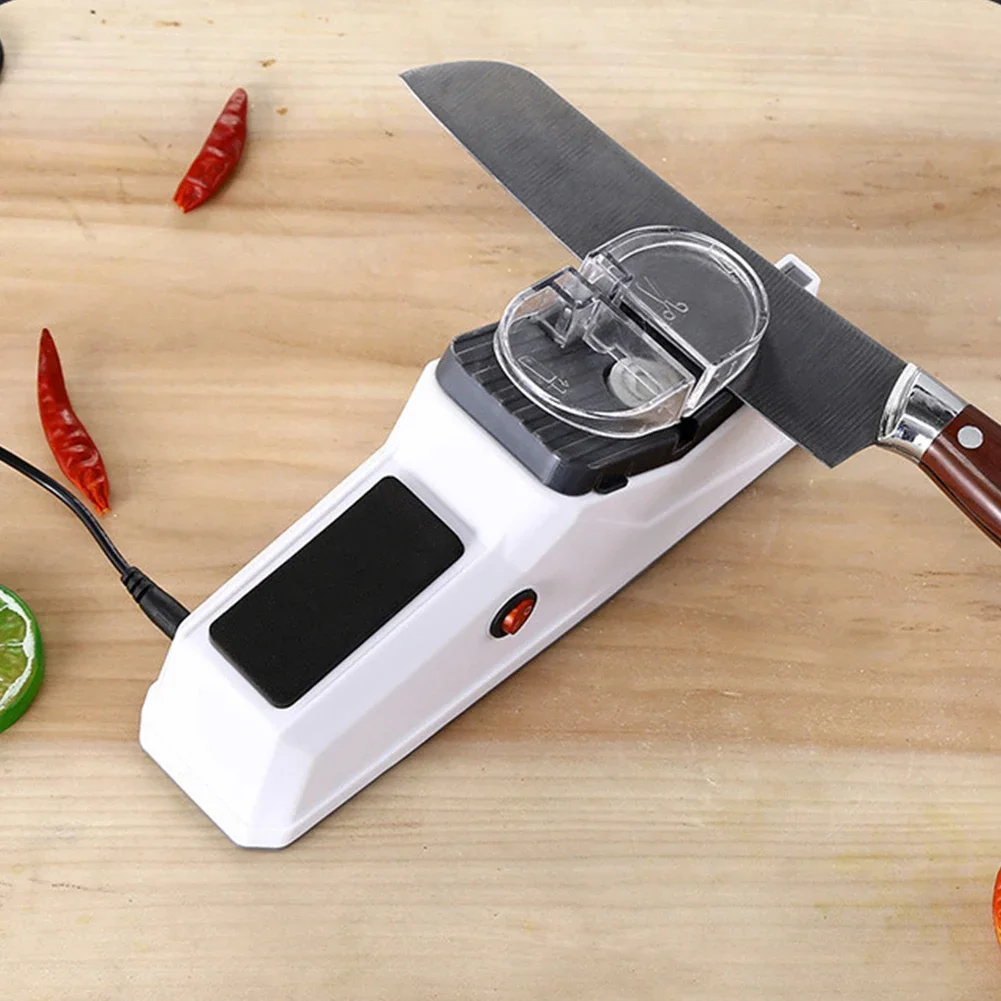 Electric Knife Sharpener Adjustable Automatic Rechargeable