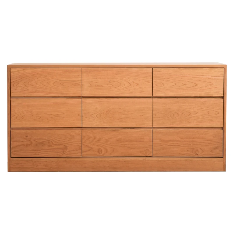 

Шкаф для спальни из массива дерева, черный орех, американские минималистичные шкафчики, шкаф для хранения телевизора, белый дуб.