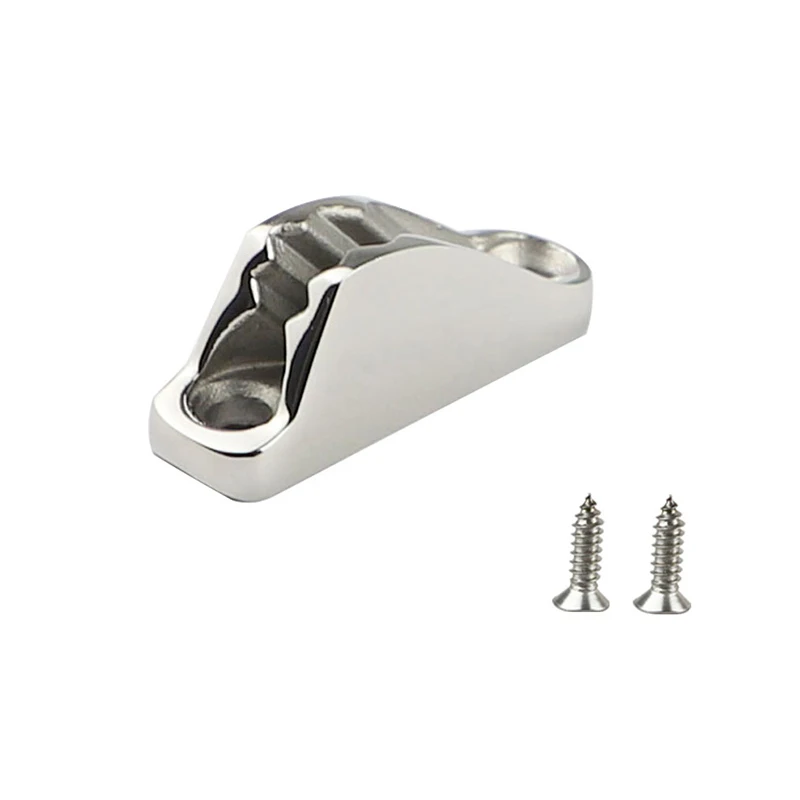 Stainless Steel Boat Clam Cleat Rope Parts Sailing Kayak Accessories Hardware Inox