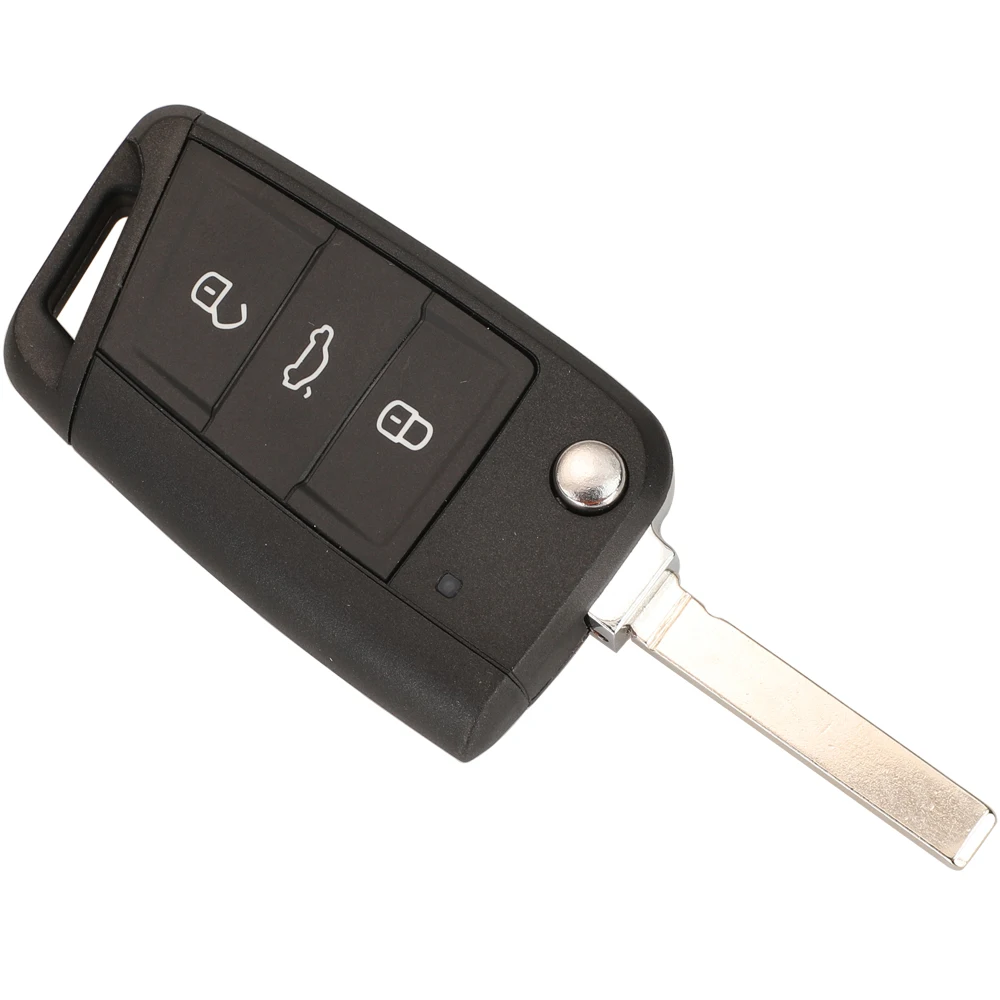 Jingyuqin 3BTN MQB 원격 키 쉘 커버, VW 골프 5 7 Sportsvan GTI MK7, 스코다 옥타비아 A7 시트 HU66/HU162t 블레이드용