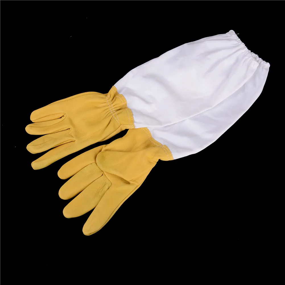 Professional Anti Bee Protective Sleeves Ventilated Beekeeper Prevent Gloves For Apiculture Beekeeper Beehive