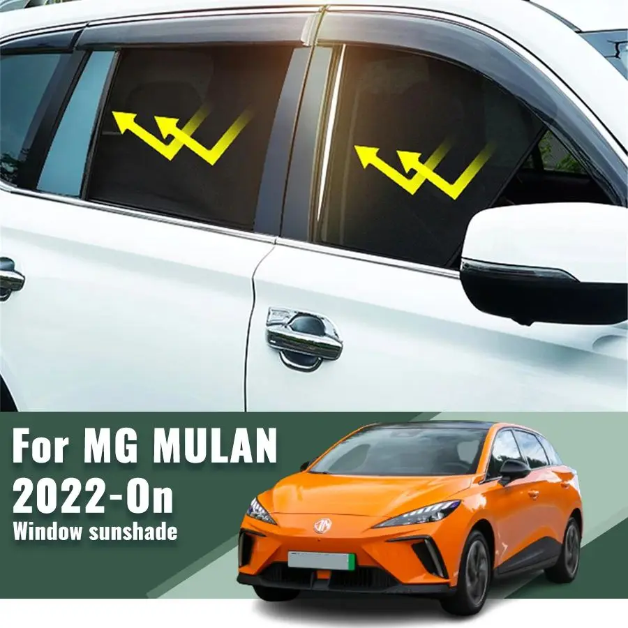 

For MG MG4 Mulan MG 4 2022 2023 2024 Car Sun Visor Accessories Window Windshield Cover Sunshade Curtain Mesh Shade Blind Custom