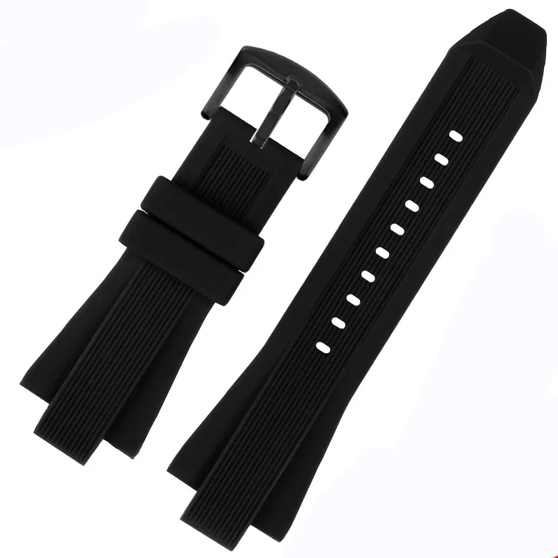 Silicone Replacement Watch Band - Soft and Comfortable Watch Strap for Men