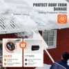 VEVOR Snow Roof Rake  Roof Shovel with Slide Cloth  Premium Blade Snow Removal Tool Safe on Roof Use for House Roof Car Snow 5