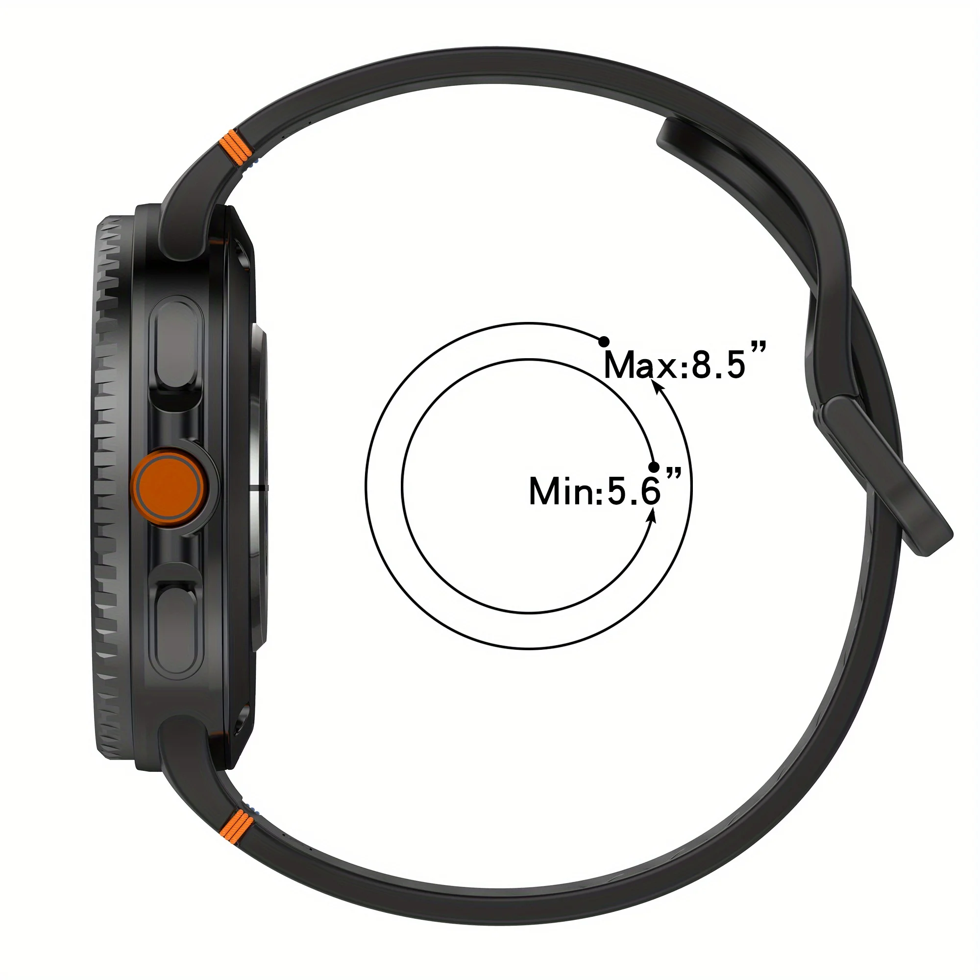 Classic Sport Strap Quick Replacement Original Watchband for Galaxy Watch 8 Accessories
