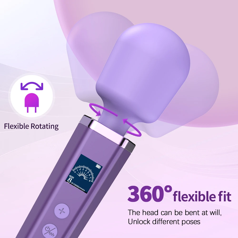 Magic Wand Vibrator Für Damen Usb Massagegerät Körperstimulator_voghion.com