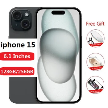98% New Original iphone 15 128/256GB 6.1-inch super retina XDR display A16 bionic chip Dual ESIM 4800 million pixels main camera 2