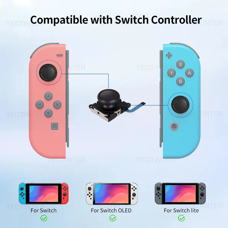 Joystick Replacement for Nintendo Switch 3D Analog