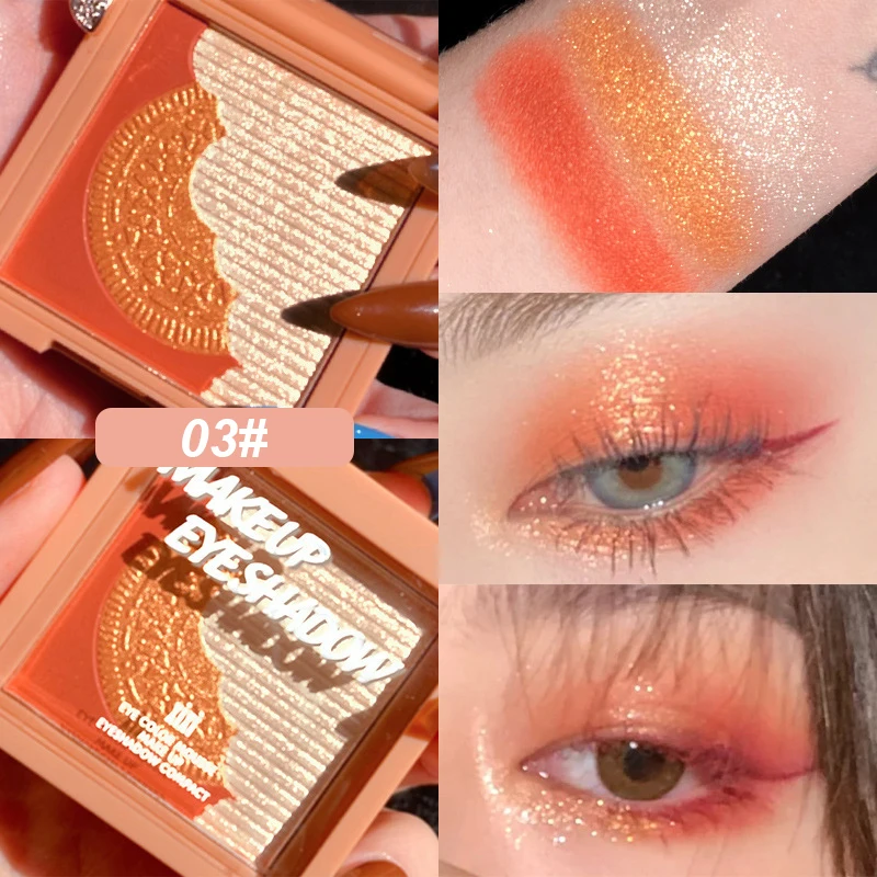 Palette Di Ombretti A Colori Paillettes Di Terra Glitter Perlati Abbinati A Colori Ombretto Opaco Shimmer Eye Makeup Maquillage Tslm2