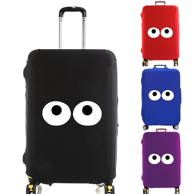 Luggage Cover Travel Suitcase Protective Cover Elasticity Dust Covers Suitable for 18-32 Inch Suitcases Fashion Big Eyes Pattern