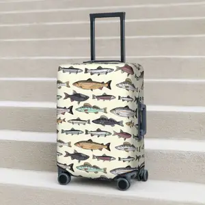 New Design Suitcase Cover Holiday Sea Life Fish Useful Luggage Case Business Protection